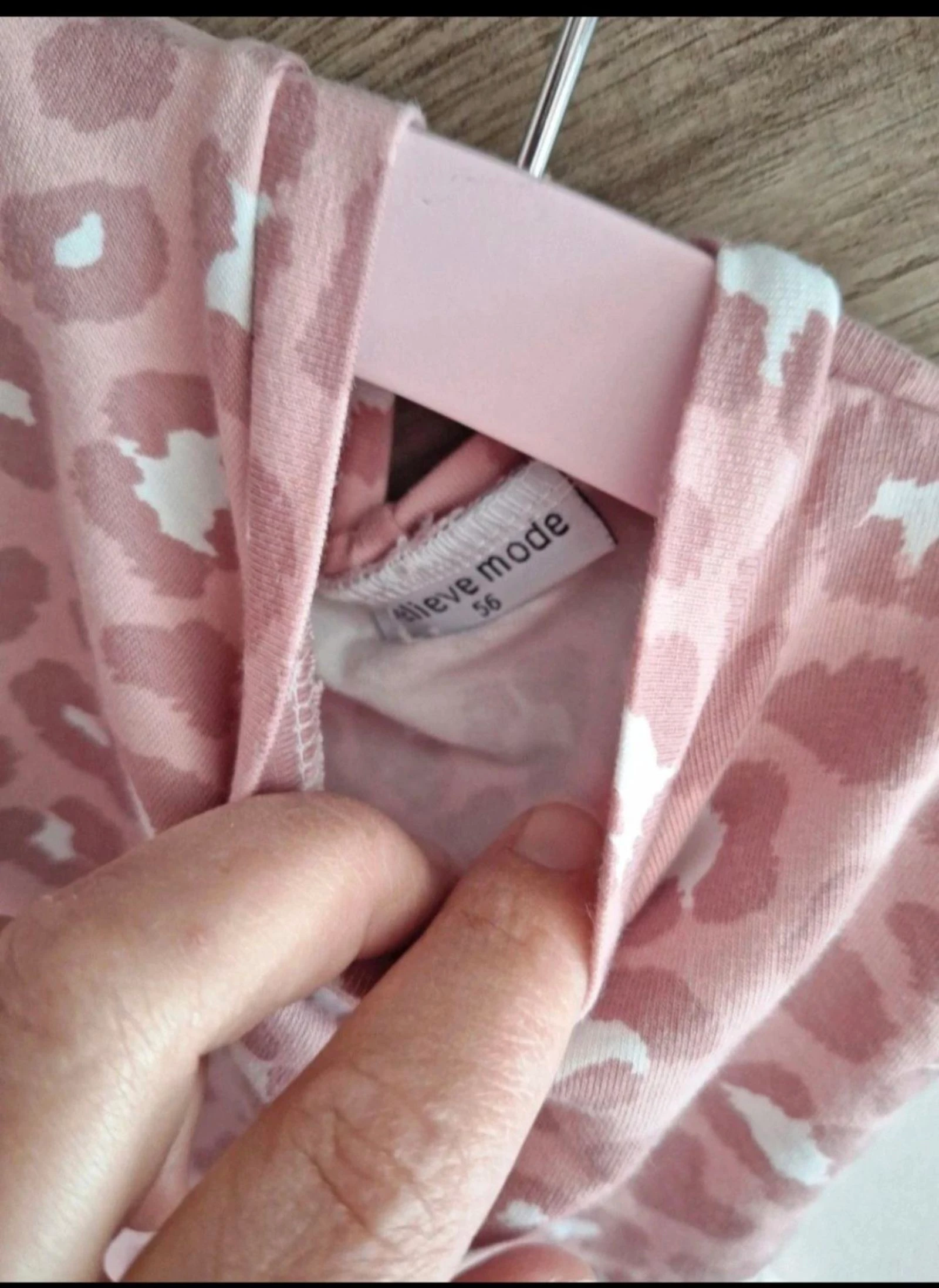 Baby set maat 56 jurkje Believe Mode + legging meisje – photo 3